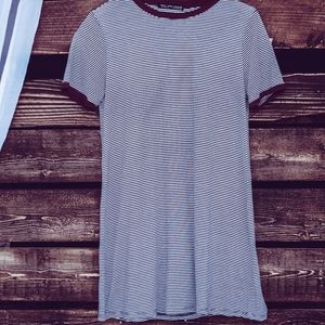 Rock and Rose Couture Striped T-Shirt Dress (B5)